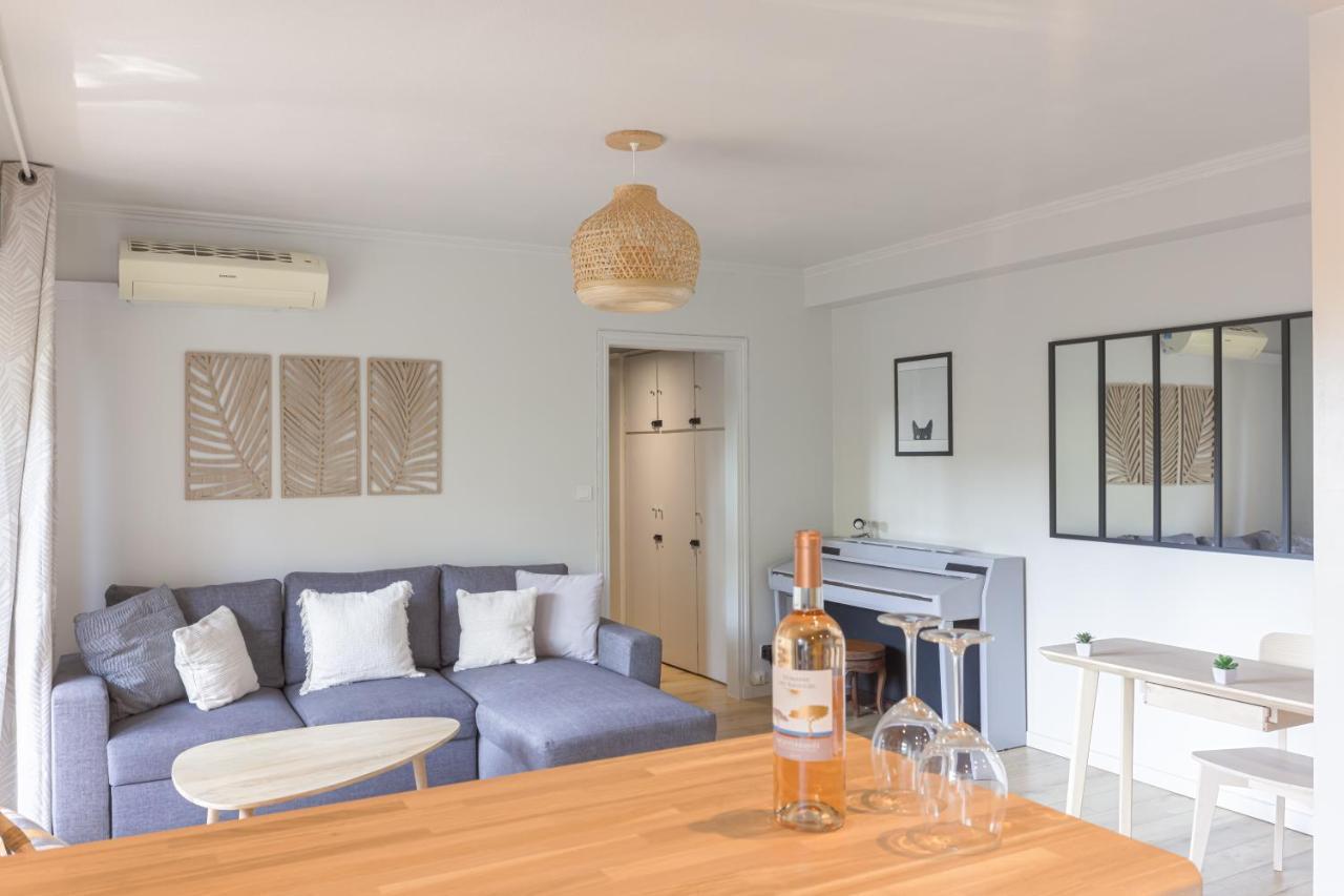 Beauvallon Plage - Magnifique T2 Avec Jardin, Proche Centre, Mer Antibes Exterior foto